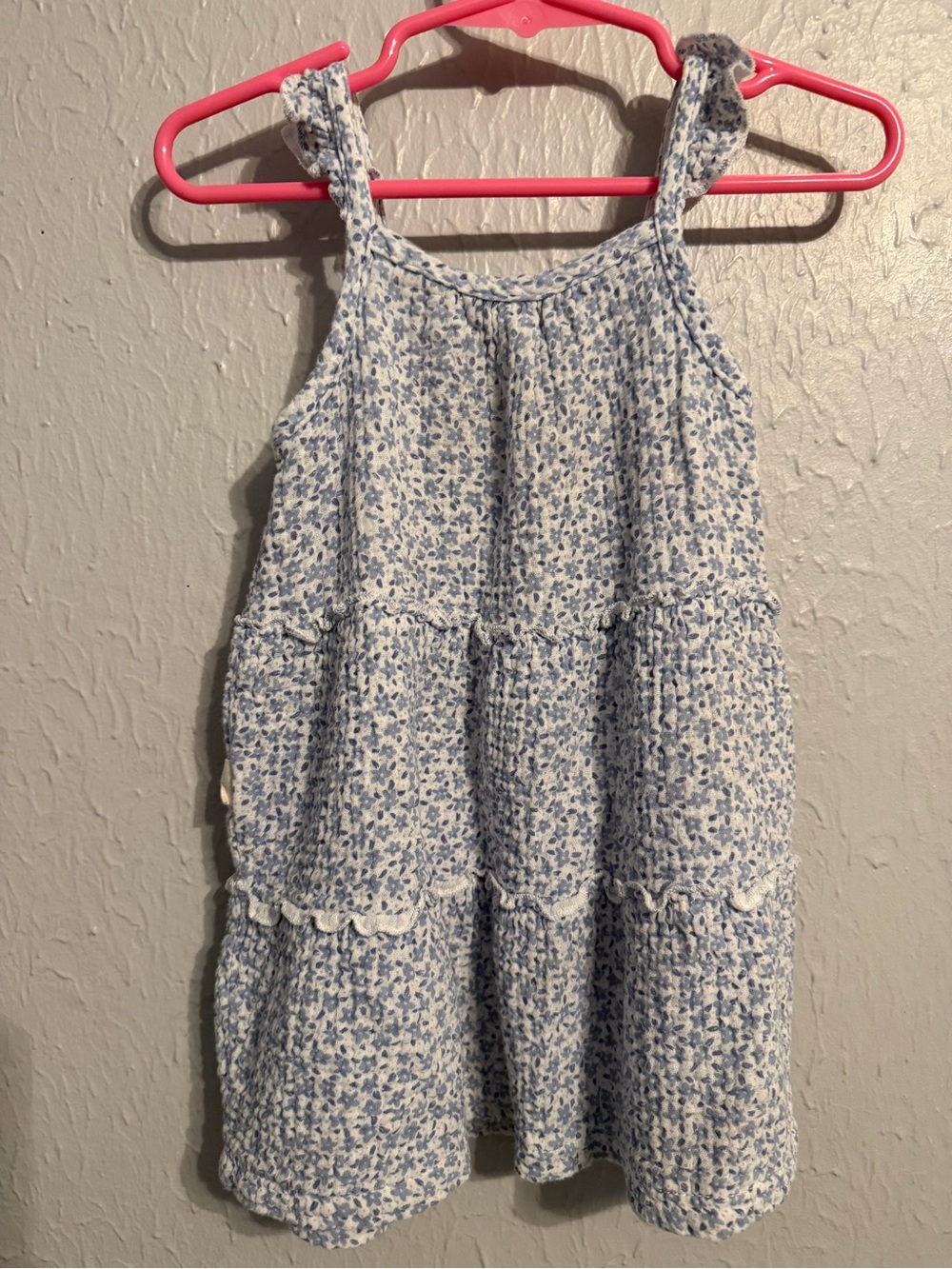 Rabbit Bear Organic Muslin Cotton Dress